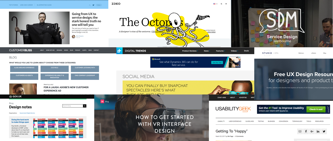 Favourite Sites Header